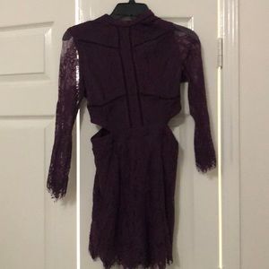 One piece romper (shorts), lace - worn once